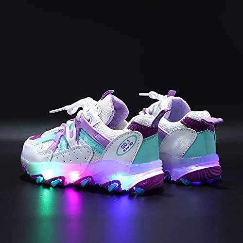 Kızlar Led çocuk aydınlık spor çocuklar bebek ayakkabıları ışık erkek Bling bebek ayakkabıları kaymaz ayakkabı