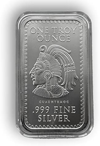 1 oz .999 İnce Gümüş Aztek Takvim Çubuğu Gümüş