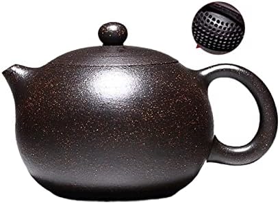 Su ısıtıcısı-çaydanlık butik Zisha Xishi demlik cevheri güzellik Pot çay seti çay töreni topu delik filtre (Renk: