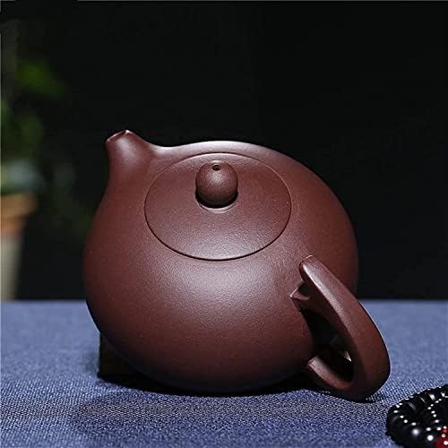 Demlik 270 ml Mor Kil demlik Klasik Filtre Demlik Otantik Teaware El Yapımı Özelleştirilmiş Zisha çay seti Çaydanlıklar