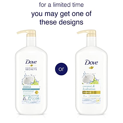 Dove Ultra Bakım Şampuanı Hindistan Cevizi ve Nemlendirici, 4'lü Paket, Hindistan Cevizi, Jojoba ve Tatlı Badem Yağı