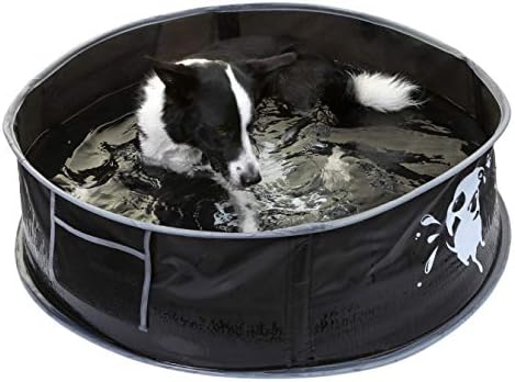 DOOG-PopUp Evcil Hayvan Havuzu / Banyosu Küçük, Siyah, 2 ft genişliğinde