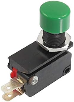 Yeni Lon0167 SPDT 2 Pin Yeşil Push Button Anlık Temel Sınırlı Mikro Anahtarı (SPDT 2 Pin Yeşil Push Button Anlık Temel
