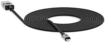 yıldırım Konnektörlü mophie Hızlı Şarj USB-A Kablosu - 3M Kablo - Siyah