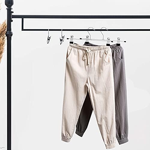 Pantolon Askıları 50-Pack Etek Askısı Klipsli Kaymaz Metal Pantolon Askıları Yerden Tasarruf Dolap Dolap