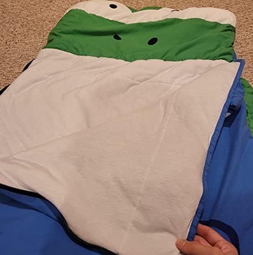 Wilonsa Uyku Tulumu Çocuklar için Mutlu Dinozor Sürpriz Hayvan Erkek Kız Pijama Çanta Yastık Kedi Yumuşak Sıcak Kreş