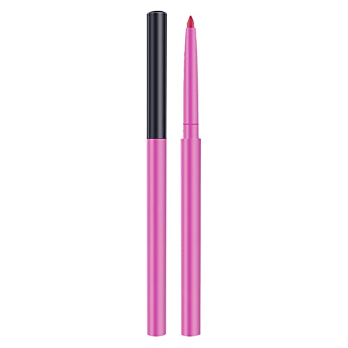 WGUST Ruj Şeftali 18 Renk Su Geçirmez Ruj Dudak Kalemi Uzun Ömürlü Lipliner Kalem Kalem Renk Sansasyonel Şekillendirme