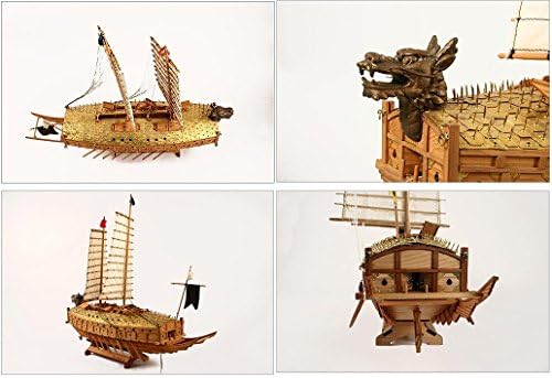 [Ahşap model seti] 1/65 Ölçekli Kaplumbağa Gemi Kore Savaş Gemisi Keo-Kitap-Güneş