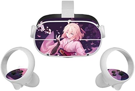 Kabus Şövalye Serisi Anime Oculus Quest 2 Cilt VR 2 Skins Kulaklık ve Kontrolörleri Sticker Koruyucu Çıkartma Aksesuarları