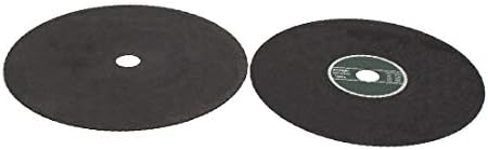 X-DREE 250mm x 1.2 mm x 25.4 mm Reçine Kesme Tekerlekleri Kesilmiş Disk Kesici Siyah 2 adet (Las ruedas de corte de
