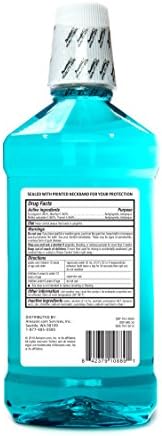 Markası-Solimo Tartar Control Plus Antiseptik Ağız Durulama, Buzdağı Mavisi Nane, 1 Litre, 33,8 Sıvı Ons, 1'li Paket