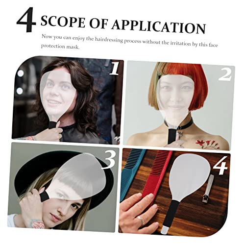 Hemoton 16 Adet Güzellik Maskesi Şekillendirici Saç Spreyi Plastik Sprey Koruyucu Kuaför Saç Spreyi Göz Kalkanı Kuaförlük