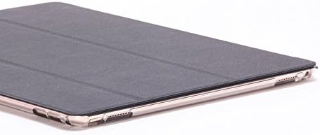 LEPLUS iPad Pro (12,9 inç) Yarım Şeffaf Kapaklı Kılıf, Siyah, Şeffaf Not LP-IPPLSBK
