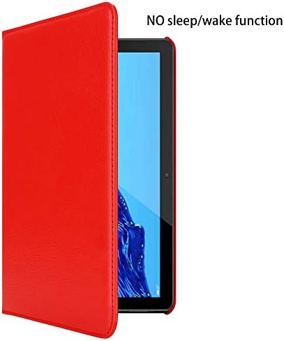 Cadorabo Tablet Kılıfıhuawei MediaPad ile uyumlu T5 10 (10.1 Zoll) haşhaş kırmızı - Kitap Tarzı koruma Kapağıotomatik
