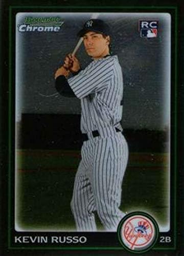 2010 Bowman Krom Refraktörler 197 Kevin Russo New York Yankees MLB Beyzbol Kartı (RC - Çaylak Kartı) NM-MT