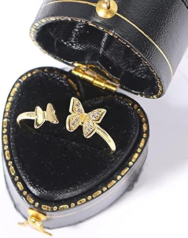 Kadın Yüzük Moda Sevimli Minimalist Kelebek Tasarım Alyans Narin Mücevher Hediyeler Kadınlar için Nişan Yüzüğü Çift