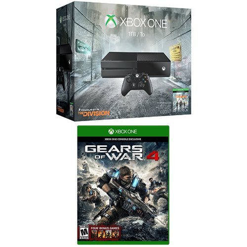 Xbox One 1 TB Konsolu-Tom Clancy's The Division Bundle ve Gears of War 4 Standart Fiziksel