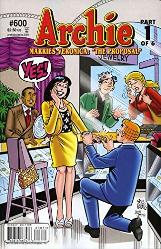 Archie 600 VF; Archie çizgi romanı / Veronica ile evlenir