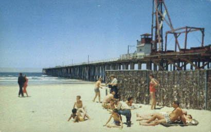 Pismo Plajı, Kaliforniya Kartpostalı
