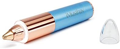Kadınlar için ıMusthav Mini Kaş Çıkarıcı: 18K Altın Kaplama Hipoalerjenik Hassas Kalem ucu, 360 derece led ışık. Salon