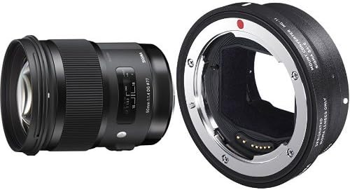 Sigma 50mm F1. 4 Sanat DG HSM Canon w / MC-11 Montaj Dönüştürücü Canon Dağı Sony E Dağı