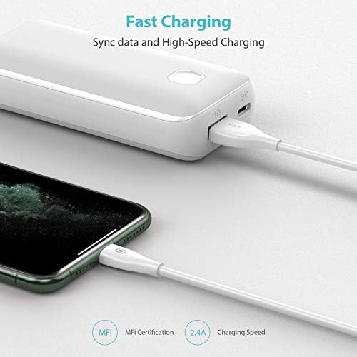 Syncwire iPhone Şarj Cihazı 3ft Yıldırım Kablosu- [Apple Mfi Sertifikalı] iPhone 11 için Apple Şarj Kablosu XS Max