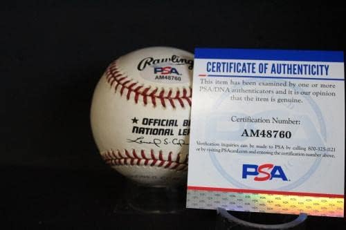 Buck Leonard İmzalı (HOF 1972) Beyzbol İmzası Otomatik PSA / DNA AM48760 - İmzalı Beyzbol Topları
