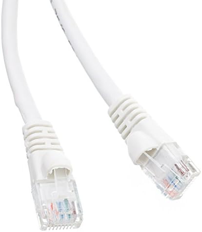 Cat6 Snagless / Kalıplı Önyükleme, Ethernet Yama Kablosu 14 Fit Beyaz, CNE480485