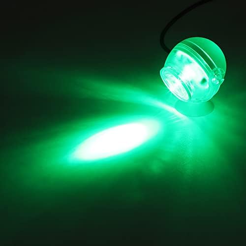 HOMUREN 12 adet yeşil ışık 1W USB LED Mini dalgıç akvaryum ışığı Renkli Lamba Sualtı Balık Tankı peyzaj Dekorasyon