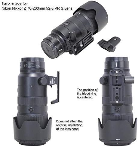 Duomıanshou Metal Lens Yaka Yedek Ayak tripod bağlama aparatı Halka Tabanı ile Uyumlu Nikon Nikkor Z 70-200mm f /