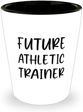 Atletik Eğitmen Hediyeler-Gelecek Atletik Eğitmen Shot Glass-Hediyeler İçin Kişisel Antrenör Fitness Eğitmeni Erkekler