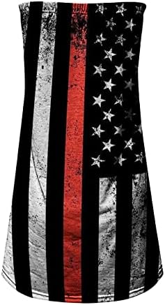 Amerikan Bayrağı Gömlek Kadınlar için Straplez Tüp Üstleri 4th Temmuz Vintage ABD Vatansever Gömlek yazlık t-Shirt