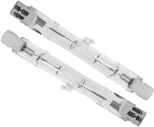 SQXBK R7S Tungsten Halojen Lamba 4 ADET 110 V-130 V 150W 4.65 İnç/118mm J118 T3 Çift Uçlu Filament Sel Halojen Tungsten