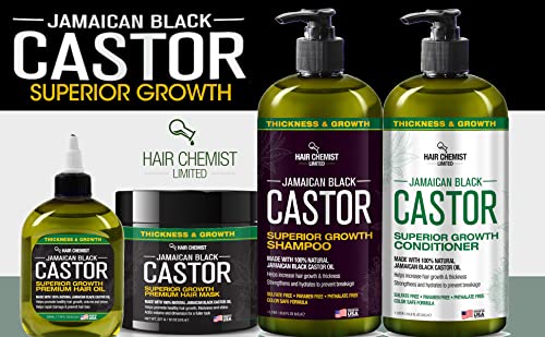 Saç Kimyager Üstün Büyüme Jamaikalı Siyah Hint Şampuanı Saç Bakım Koleksiyonu 4 adet SET-33.8 oz Şampuan, 33.8 oz