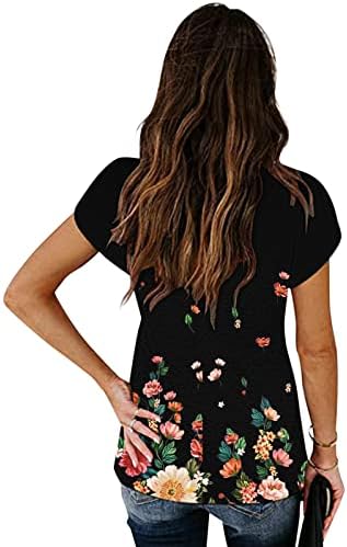 Hafif Gevşek Fit 2023 T Shirt Kadınlar için Kolsuz Kare Boyun Moda Rahat Yaz Tişörtü Kravat boya