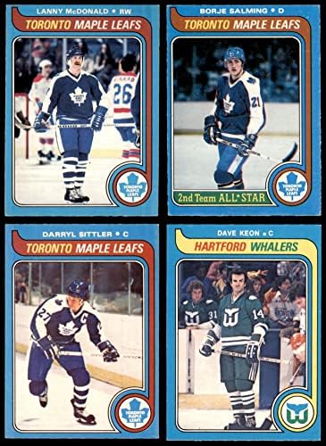 1979-80 O-Pee-Chee Toronto Maple Leafs Takım Setine Yakın Toronto Maple Leafs (Set) ESKİ / MT + Maple Leafs