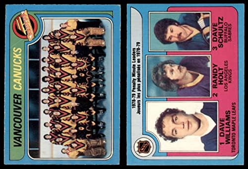 1979-80 O-Pee-Chee Vancouver Canucks Takım Setine Yakın Vancouver Canucks (Set) ESKİ + Canucks
