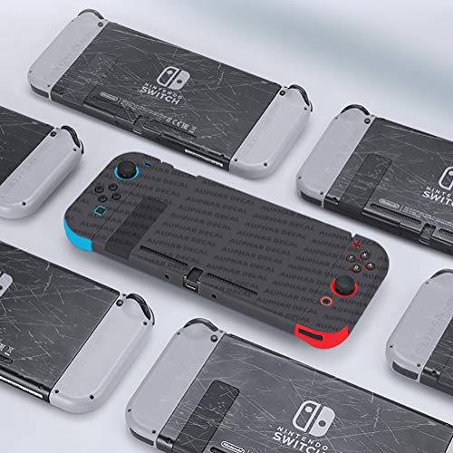 Auphar Oyunları Çıkartması Skins için Nintendo Anahtarı, Anti-Scratch Mat Tam Set Kapak Dayanıklı Faceplate Sticker