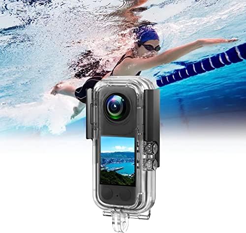 DEPİLA Eylem Kamera Su Geçirmez Kılıf, spor Kamera Dalış Insta360 X3 için Anti Kayıp Halat ile Konut Korumak, Insta360