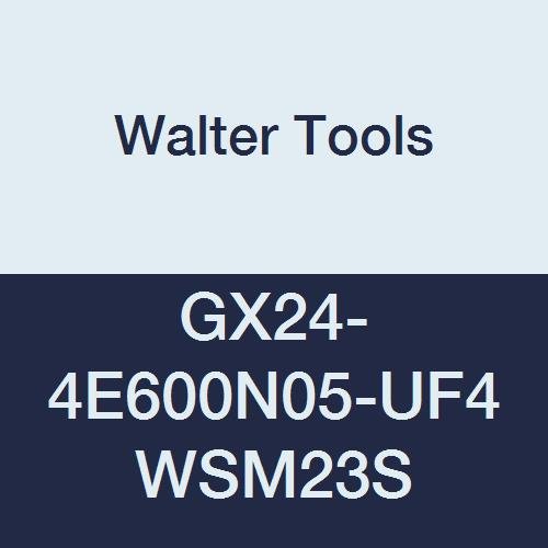 Walter Araçları GX24-4E600N05-UF4 WSM23S Karbür Tiger-Tec Kanal Açma Endekslenebilir Dönüm Ekleme, 0.020 Köşe Yarıçapı,