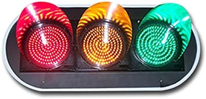 KOKMAT endüstriyel LED trafik ışığı, 3 ışık kırmızı / sarı / yeşil, 12 inç PC konut su geçirmez dur ve git ışık, renk