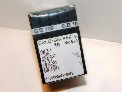 100 Groz Beckert 16X231 16X257 DBX1 Dikiş Makinesi İğneleri (Şarkıcı Boyutu 11 (Metrik Boyut 75))