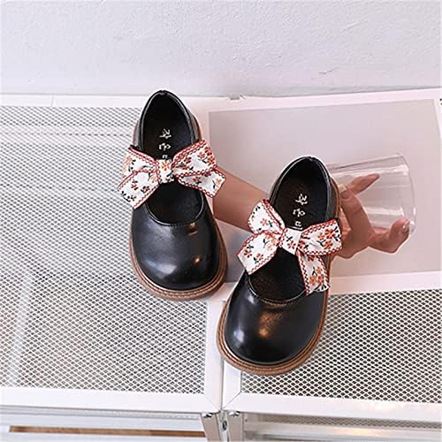 Kız Elbise Ayakkabı Sevimli Yay Ayakkabı Saten Ayak Bileği Kravat Çiçek Kız Düğün için Sparkly Doğum Günü Partisi