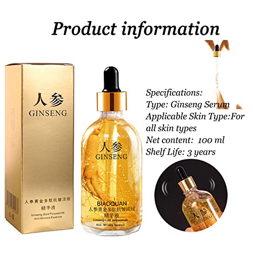 Ginseng Polipeptit Yaşlanma Karşıtı Özü, Ginseng Altın Polipeptit Yaşlanma Karşıtı Özü, Şişe Başına Bir Ginseng-Ginseng