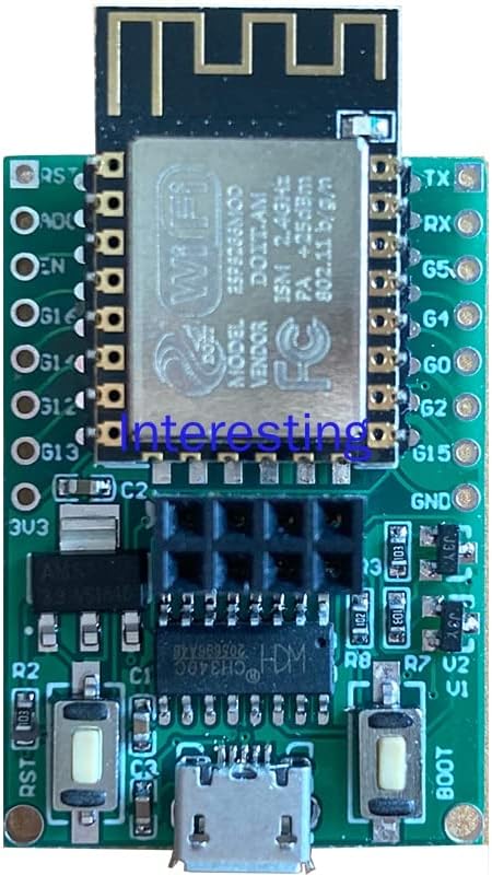ESP8266 ESP01 / 01S ESP-12F / 12S Kablosuz WİFİ Modülü Programcısı Otomatik Olarak indirme ve Hata Ayıklama - (Renk: