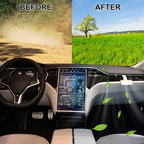 EVTİME Tesla Model S için Kabin Hava Filtresi Aktif Karbon Fit 2012-2015 Model S 1035125-00 - A. (HEPA FİLTRE)