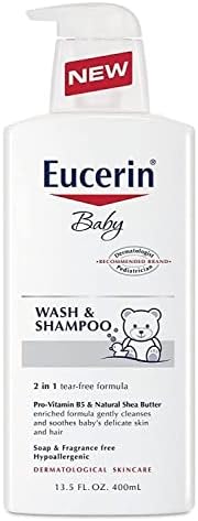 Eucerin Bebek Bebek Yıkama ve Şampuanı - 13,5 oz