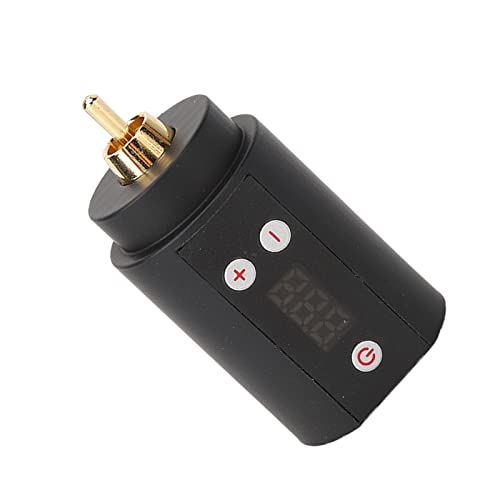 Siyah RCA Dövme Güç Kaynağı 3-12 V USB Şarj Gerilimi Kablosuz dövme kalemi Güç Kaynağı Profesyonel Mini Güç Kaynağı