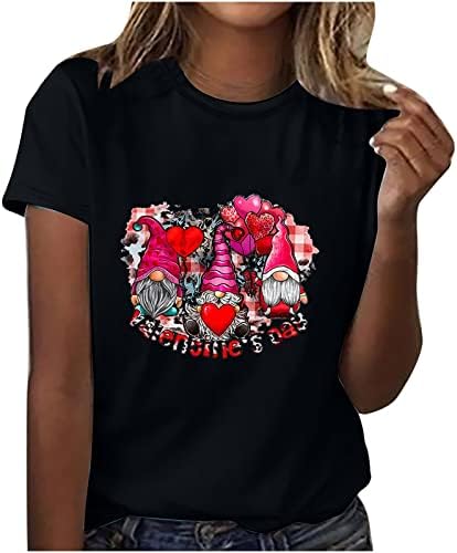 Kızlar Yaz Sonbahar Pamuklu Gömlek Yumuşak Rahat 2023 Giyim Kısa Kollu Crewneck Grafik Rahat Üst Tshirt Bayan VV VV