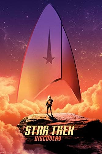 Piramit Amerika Star Trek Discovery Gökyüzü Rozeti Serin Duvar dekor sanatı Baskı Posteri 24x36